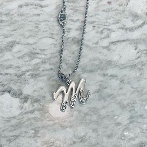 ✨SOLD✨Juicy Couture “m” necklace